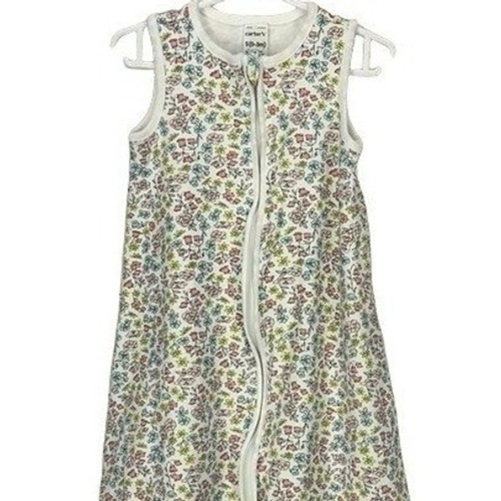 Carters Baby Girls Floral Sleeveless Sleep Bag Wearable Blanket 0-3M Pink‎ Blue